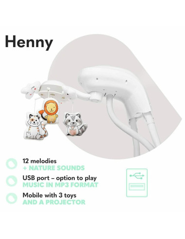 BN-LO-HENNY_GREY_DOVE,Lionelo - Balansoar electric, Leagan si sezlong pentru bebelusi, Henny, 3 in 1, Cu functie de inclinare,10