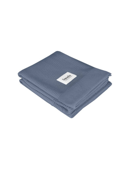 BN-LO-BAMBOO_BLANKET_BLUE,Lionelo - Paturica multifunctionala de infasat, Din bambus, 100x75 cm, Albastru