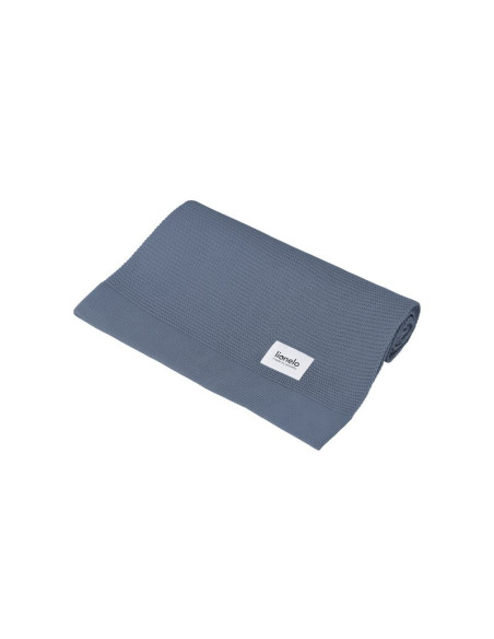 BN-LO-BAMBOO_BLANKET_BLUE,Lionelo - Paturica multifunctionala de infasat, Din bambus, 100x75 cm, Albastru