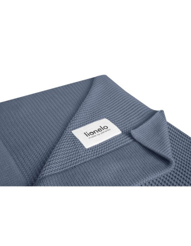 BN-LO-BAMBOO_BLANKET_BLUE,Lionelo - Paturica multifunctionala de infasat, Din bambus, 100x75 cm, Albastru