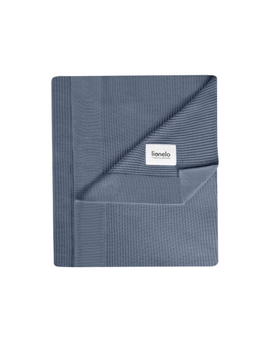 BN-LO-BAMBOO_BLANKET_BLUE,Lionelo - Paturica multifunctionala de infasat, Din bambus, 100x75 cm, Albastru