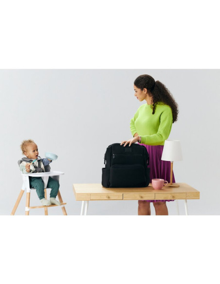 BN-LO-KOEN_GREY_STONE,Lionelo - Scaun de masa din fag Koen, 2 in 1, Transformabil, Sustine 30 kg, 6 luni+, Conform cu standardul