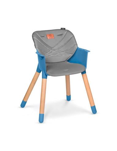 BN-LO-KOEN_BLUE_SKY,Lionelo - Scaun de masa din fag Koen, 2 in 1, Transformabil, Sustine 30 kg, 6 luni+, Conform cu standardul e