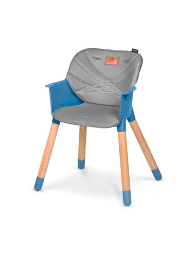 BN-LO-KOEN_BLUE_SKY,Lionelo - Scaun de masa din fag Koen, 2 in 1, Transformabil, Sustine 30 kg, 6 luni+, Conform cu standardul e