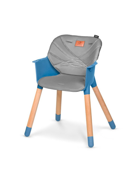 BN-LO-KOEN_BLUE_SKY,Lionelo - Scaun de masa din fag Koen, 2 in 1, Transformabil, Sustine 30 kg, 6 luni+, Conform cu standardul e