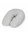 BN-W-741-700-635,Ceba Baby - Perna de alaptat multifunctionala cu microparticule, 190x35 cm, Gri Stelute