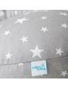 BN-W-741-700-635,Ceba Baby - Perna de alaptat multifunctionala cu microparticule, 190x35 cm, Gri Stelute