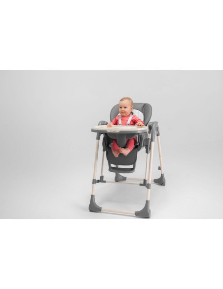 BN-LO-LAURICE_ GREY_STONE,Lionelo - Scaun de masa si balansoar, 2 in 1, Laurice, Transformabil, Multifunctional, Inaltime si spa