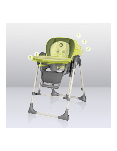 BN-LO-LAURICE_ GREY_STONE,Lionelo - Scaun de masa si balansoar, 2 in 1, Laurice, Transformabil, Multifunctional, Inaltime si spa