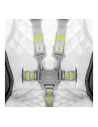 BN-LO-LAURICE_ GREY_STONE,Lionelo - Scaun de masa si balansoar, 2 in 1, Laurice, Transformabil, Multifunctional, Inaltime si spa