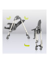 BN-LO-LAURICE_ GREY_STONE,Lionelo - Scaun de masa si balansoar, 2 in 1, Laurice, Transformabil, Multifunctional, Inaltime si spa