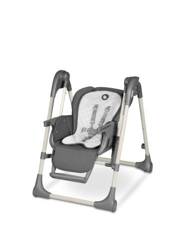 BN-LO-LAURICE_ GREY_STONE,Lionelo - Scaun de masa si balansoar, 2 in 1, Laurice, Transformabil, Multifunctional, Inaltime si spa