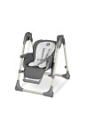 BN-LO-LAURICE_ GREY_STONE,Lionelo - Scaun de masa si balansoar, 2 in 1, Laurice, Transformabil, Multifunctional, Inaltime si spa
