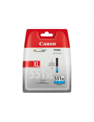 Cartus cerneala Canon Cyan cap. mare CLI-551XLC,BS6444B001AA