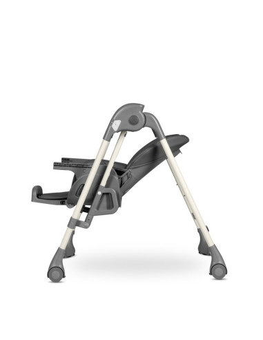 BN-LO-LAURICE_ GREY_STONE,Lionelo - Scaun de masa si balansoar, 2 in 1, Laurice, Transformabil, Multifunctional, Inaltime si spa