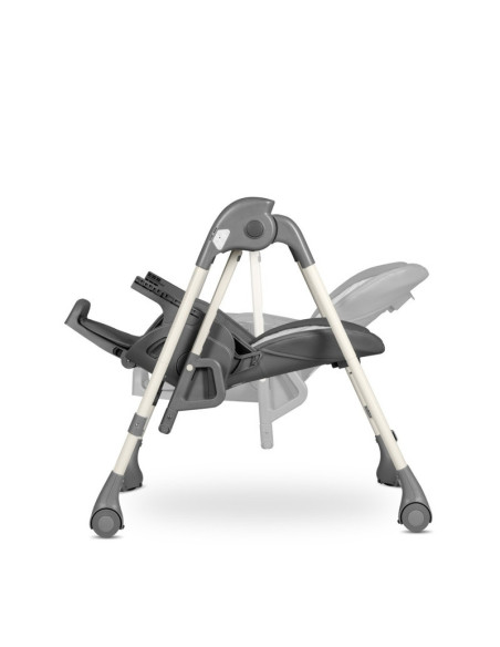 BN-LO-LAURICE_ GREY_STONE,Lionelo - Scaun de masa si balansoar, 2 in 1, Laurice, Transformabil, Multifunctional, Inaltime si spa