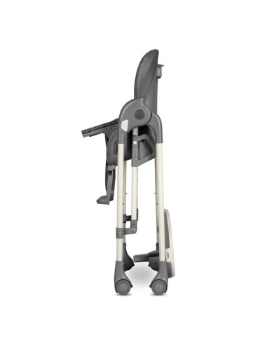 BN-LO-LAURICE_ GREY_STONE,Lionelo - Scaun de masa si balansoar, 2 in 1, Laurice, Transformabil, Multifunctional, Inaltime si spa