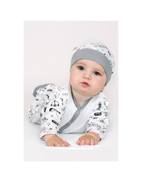 BN-32045,Caciulita copii, Marime 62, Din bumbac 100%, New Baby, Music