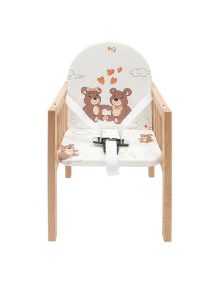 BN-10585,Scaun de masa, 2 in 1, Din lemn, Inaltime 93 cm, Victory Natur, New Baby