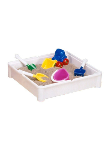 BN-39259,Set masuta si doua scaune pentru copii, Pink, Cu parte detasabila si reversibila, Partea reversibila pentru Lego Duplo,