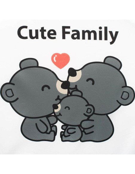 BN-41222,Fotoliu din burete pentru copii, Din tesatura minky, Cute Family, New Baby, 9 luni - 5 ani, Cu Husa detasabila, Gray