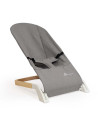 BN-915902,Petite&Mars - Sezlong balansoar, Calmy, Cu centura in 3 puncte, De la nastere pana la 9 kg, Gri