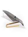 BN-915902,Petite&Mars - Sezlong balansoar, Calmy, Cu centura in 3 puncte, De la nastere pana la 9 kg, Gri