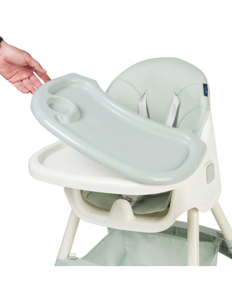 JU1027-Mint,Scaun de masa 2 in 1 Juju Eat&Smile, Mint