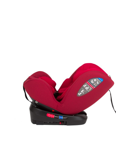 JU1200-TT-01,Scaun Auto Juju Total rotativ 360, Rosu