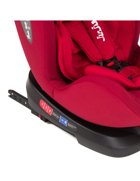 JU1200-TT-01,Scaun Auto Juju Total rotativ 360, Rosu