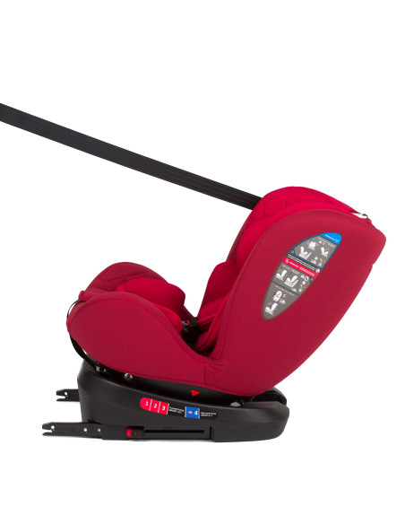 JU1200-TT-01,Scaun Auto Juju Total rotativ 360, Rosu