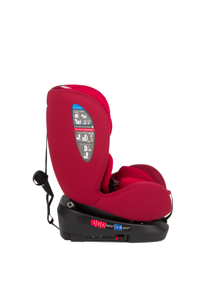 JU1200-TT-01,Scaun Auto Juju Total rotativ 360, Rosu