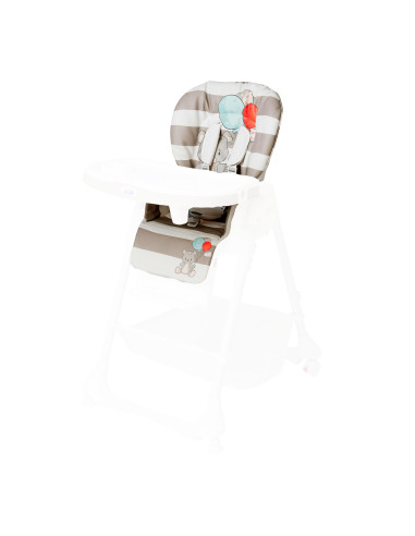 JU1011H-Brown-Bear,Husa Scaun de masa Juju Eat&Joy, Brown Bear