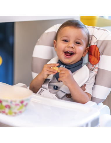 JU1011-Brown-Bear,Scaun de masa Juju Eat&Joy, Brown Bear