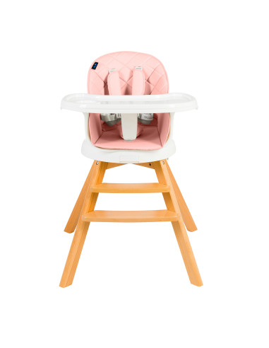 JU1021-Pink,Scaun de masa 3 in 1 Juju Eat&Twist, Roz