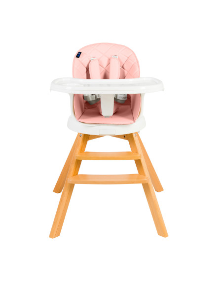 JU1021-Pink,Scaun de masa 3 in 1 Juju Eat&Twist, Roz