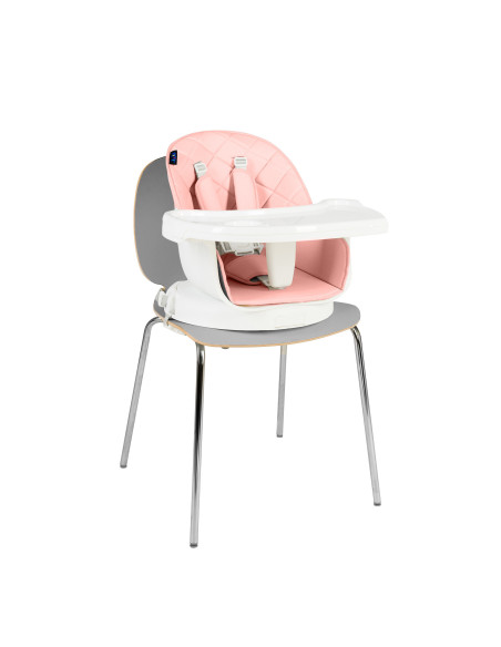 JU1021-Pink,Scaun de masa 3 in 1 Juju Eat&Twist, Roz