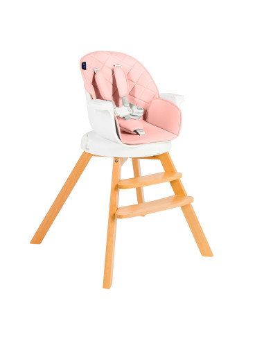 JU1021-Pink,Scaun de masa 3 in 1 Juju Eat&Twist, Roz