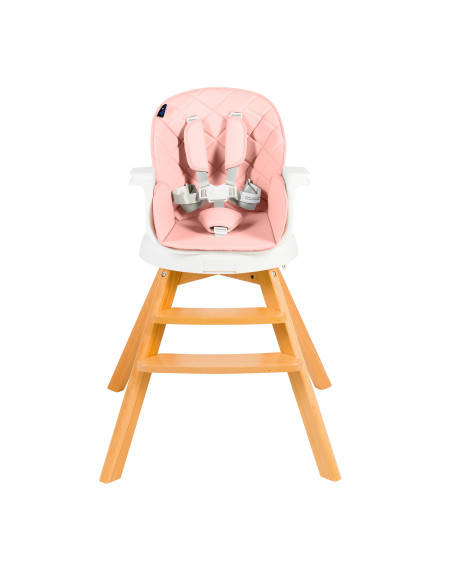 JU1021-Pink,Scaun de masa 3 in 1 Juju Eat&Twist, Roz