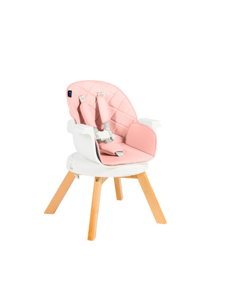 JU1021-Pink,Scaun de masa 3 in 1 Juju Eat&Twist, Roz