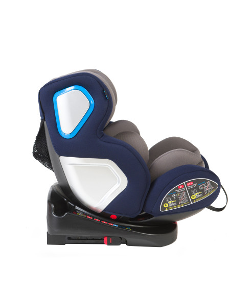 JU1200-932-Grey-Blue,Scaun Auto Juju Complete rotativ 360, Gri-Bleumarin