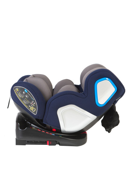 JU1200-932-Grey-Blue,Scaun Auto Juju Complete rotativ 360, Gri-Bleumarin