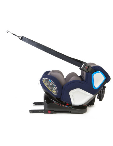 JU1200-932-Grey-Blue,Scaun Auto Juju Complete rotativ 360, Gri-Bleumarin