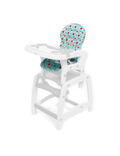 JU3002H-Blue-Stars,Husa Scaun de masa Juju Eat&ampPlay, Albastru