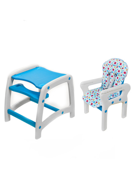 JU3002-Blue-Stars,Scaun de masa Juju Eat&ampPlay, Albastru