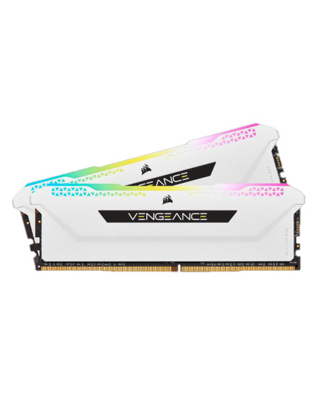 CMH32GX4M2D3600C18W,Memorie DDR Corsair DDR4 32 GB, frecventa 3600 MHz, 16 GB x 2 module, radiator, iluminare RGB, "CMH32GX4M2D3