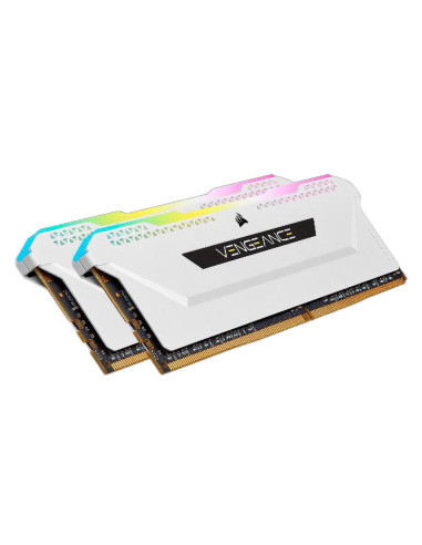 CMH32GX4M2D3600C18W,Memorie DDR Corsair DDR4 32 GB, frecventa 3600 MHz, 16 GB x 2 module, radiator, iluminare RGB, "CMH32GX4M2D3