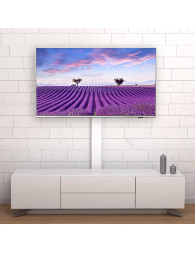 ICA-TR47,Stand TV profesional din aluminiu, LCD/LED/Plasma, 32 - 70 inch, super slim, Alb, Techly, ICA-TR47 "ICA-TR47"