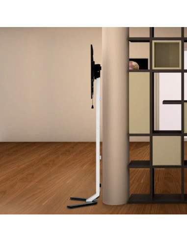 ICA-TR47,Stand TV profesional din aluminiu, LCD/LED/Plasma, 32 - 70 inch, super slim, Alb, Techly, ICA-TR47 "ICA-TR47"