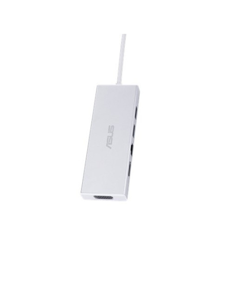 90XB067N-BDS000,DOCKING Station Asus compatibil universal, conectare PC USB Type C, USB 3.0 x 2, RJ-45, alb